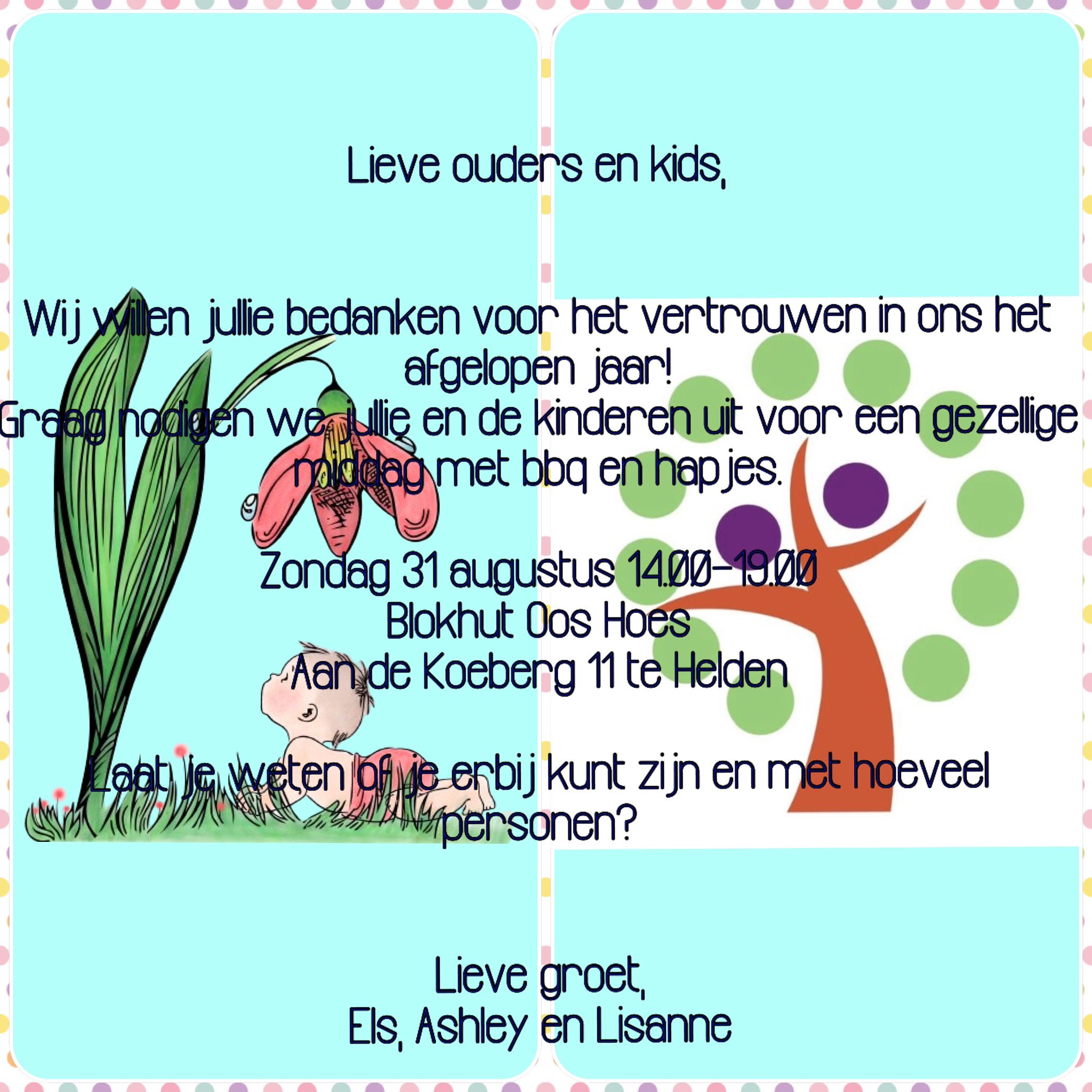 🎉 Uitnodiging: Gezellige middag bij de Blokhut! 🎉